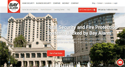 Desktop Screenshot of bayalarm.com